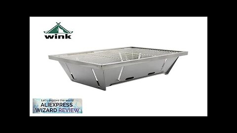 304 Stainless Steel Barbecue Grill Portable Outdoor Stove IGT Table Stove Folding Review