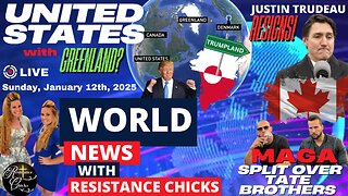 USA with Greenland? Justin Trudeau Resigns! MAGA Split Over Tate Brothers World News 1/12/25