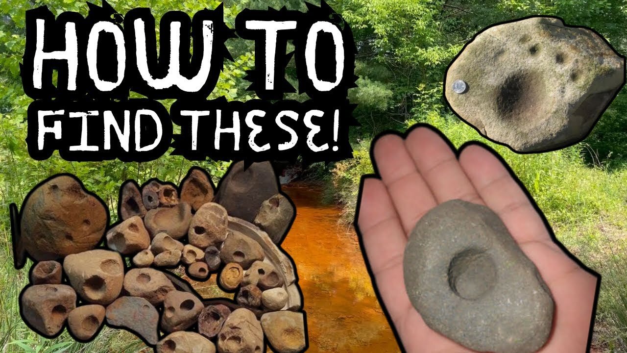 How to Find Nutting Stones, Cupping Stones, Pitted Stones, Anvil Stones | Tips and Techniques