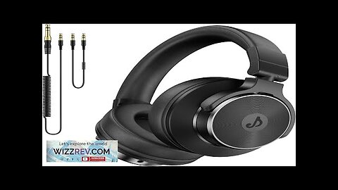 Wired Over Ear Headphones Studio Monitor & Mixing DJ Headphones with 50mm Review