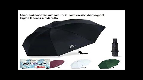 Non automatic umbrella is not easily damaged outdoor Sun umbrellas rain Review