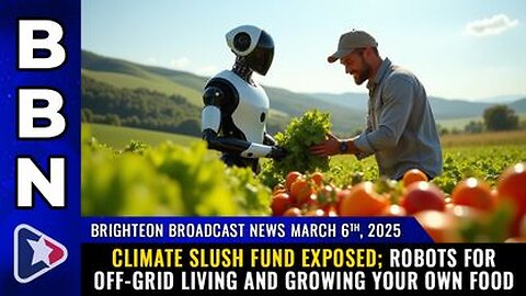 Climate SLUSH FUND exposed; Robots for off-grid living and growing your own food