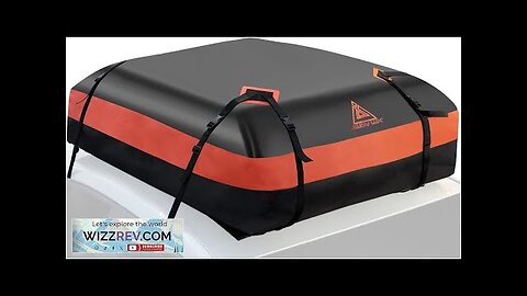 Car Rooftop Cargo Carrier Bag 21 Cubic Feet Waterproof Heavy Duty 720D Review