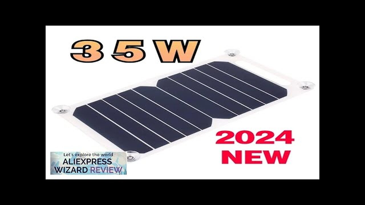 2024 New Solar Panel 30W Factory Direct Sales Solar Phone Power Bank Review