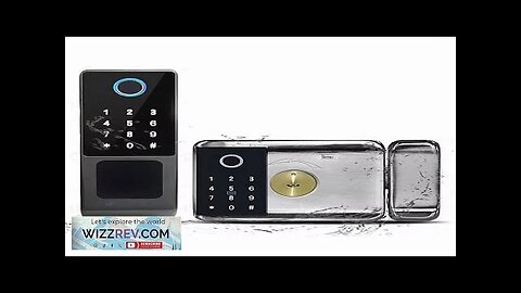 Tuya Outdoors Waterproof Smart Door Lock with Fingerprint/Key/Password/IC Card/Tuya APP Review