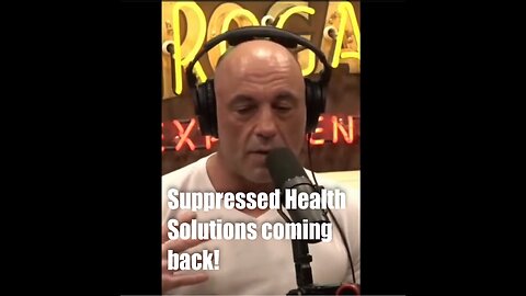 Suppressed Health Solutions Coming Back!