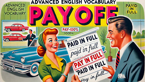 Vocabulary and Pronunciation "PAY OFF" Advanced English