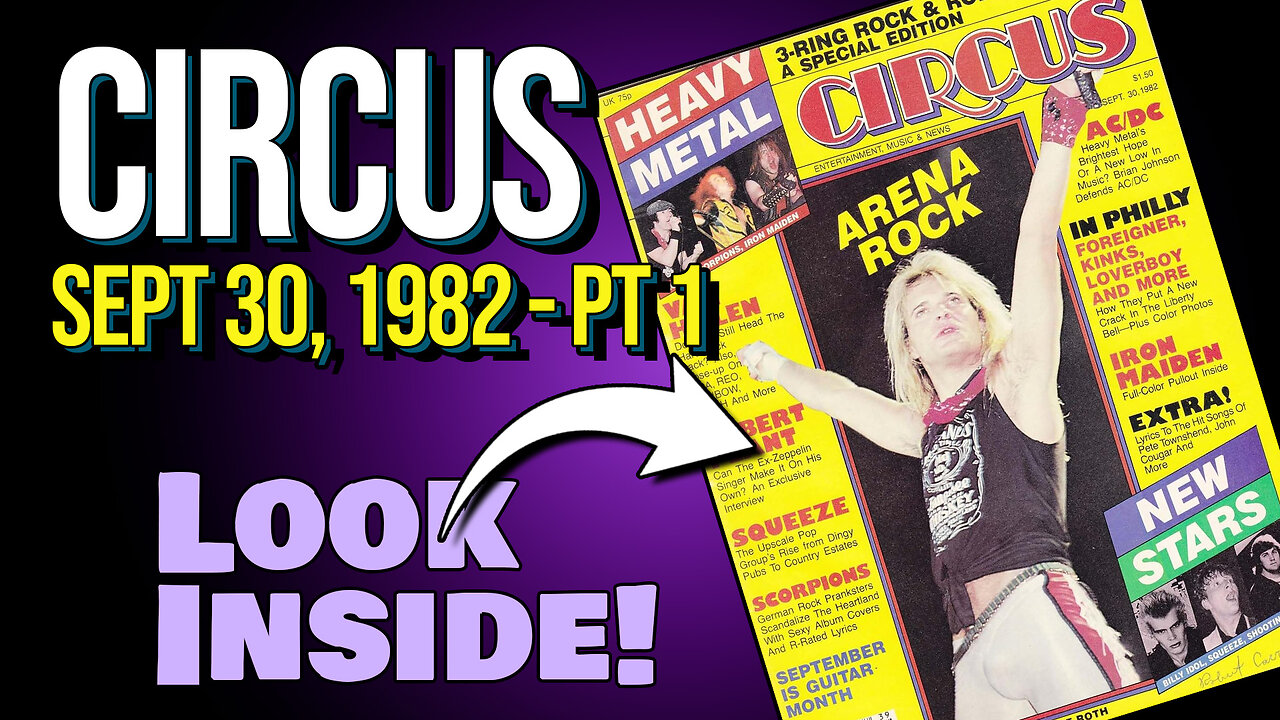 Circus Magazine - Sept 30, 1982 | ACDC, Van Halen, Iron Maiden & More!