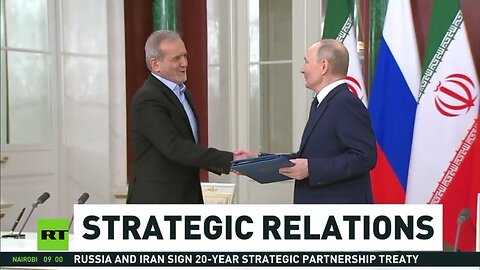 THE END OF JEWISH ENTITY - Strategic Partnership Treaty is Signed in Moscow by Russia and Iran