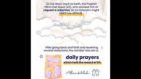 Wisdom Seekers - Did you know? The command for the 5 daily prayers was given to Prophet Muhammad ﷺ