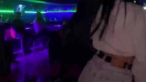 Beautiful cutest lovely girl dancing in night club 💋🫦🍷