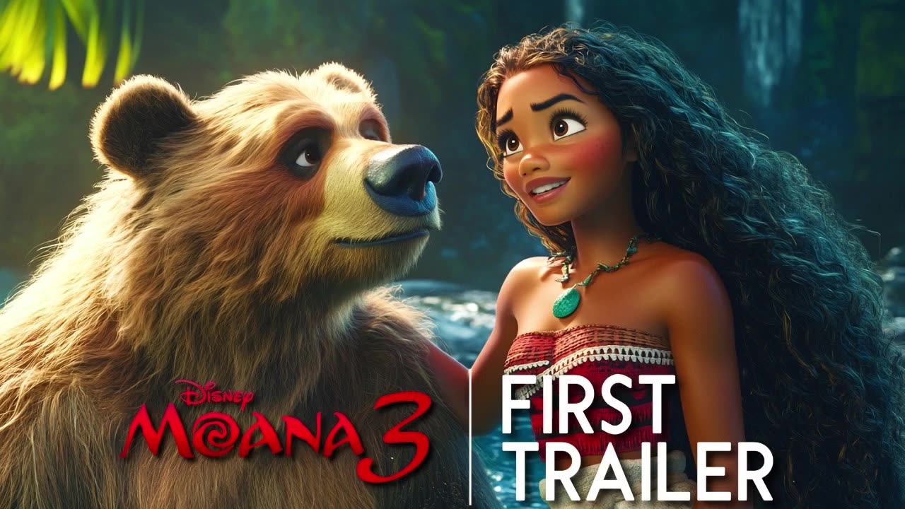 Moana 3 - First Trailer (2025) _ Dwayne Johnson, Auliʻi Cravalho (4k)