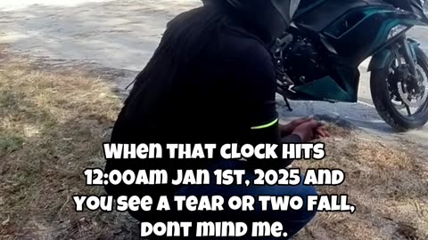 At 12:00am Jan 1st, I Reflect on My Silent Battles 🏍️💔