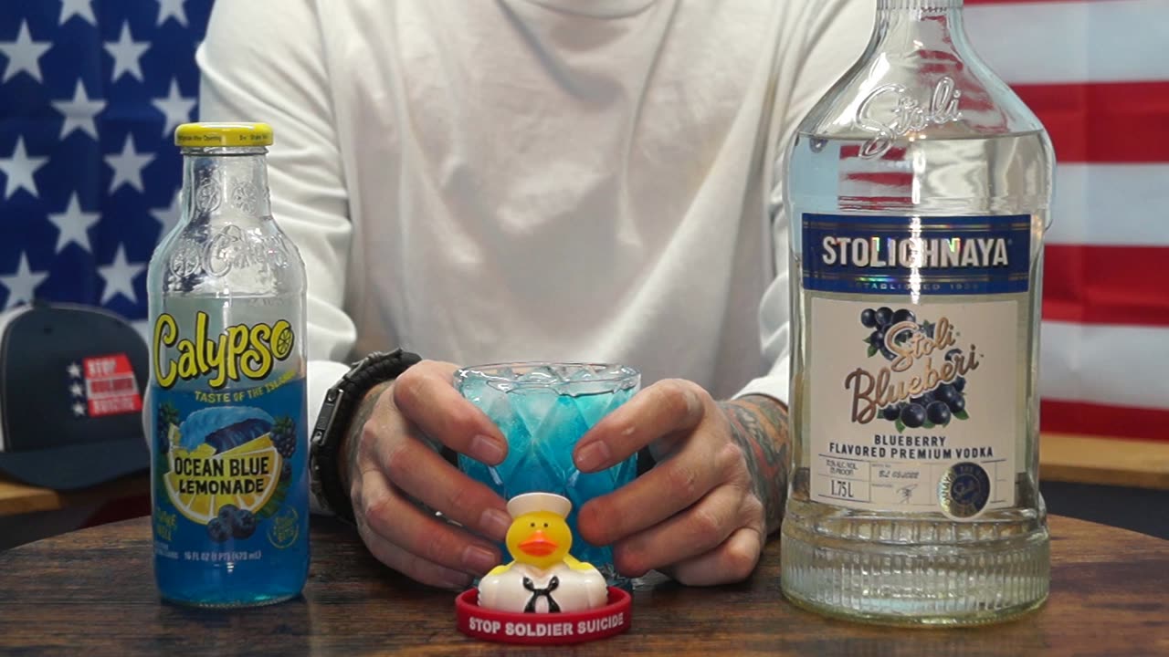 Willard Lundahl - Stoli Blueberry Vodka & Calypso Ocean Blue Lemonade