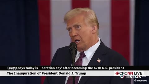 Trumps first speach