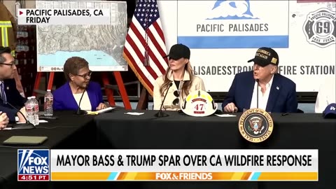 Trump spars with LA Mayor Bass over wildfire response: 'That will NOT be the case'