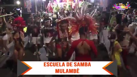 Escuela de Samba MULAMBÉ - Escenario del Barrio Artigas - Salto, Uruguay (21/02/2025)