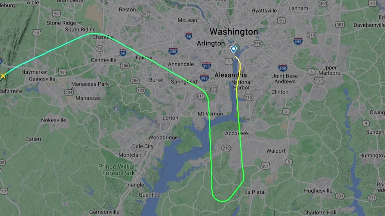 Passenger jet collides with helicopter near Washington airport