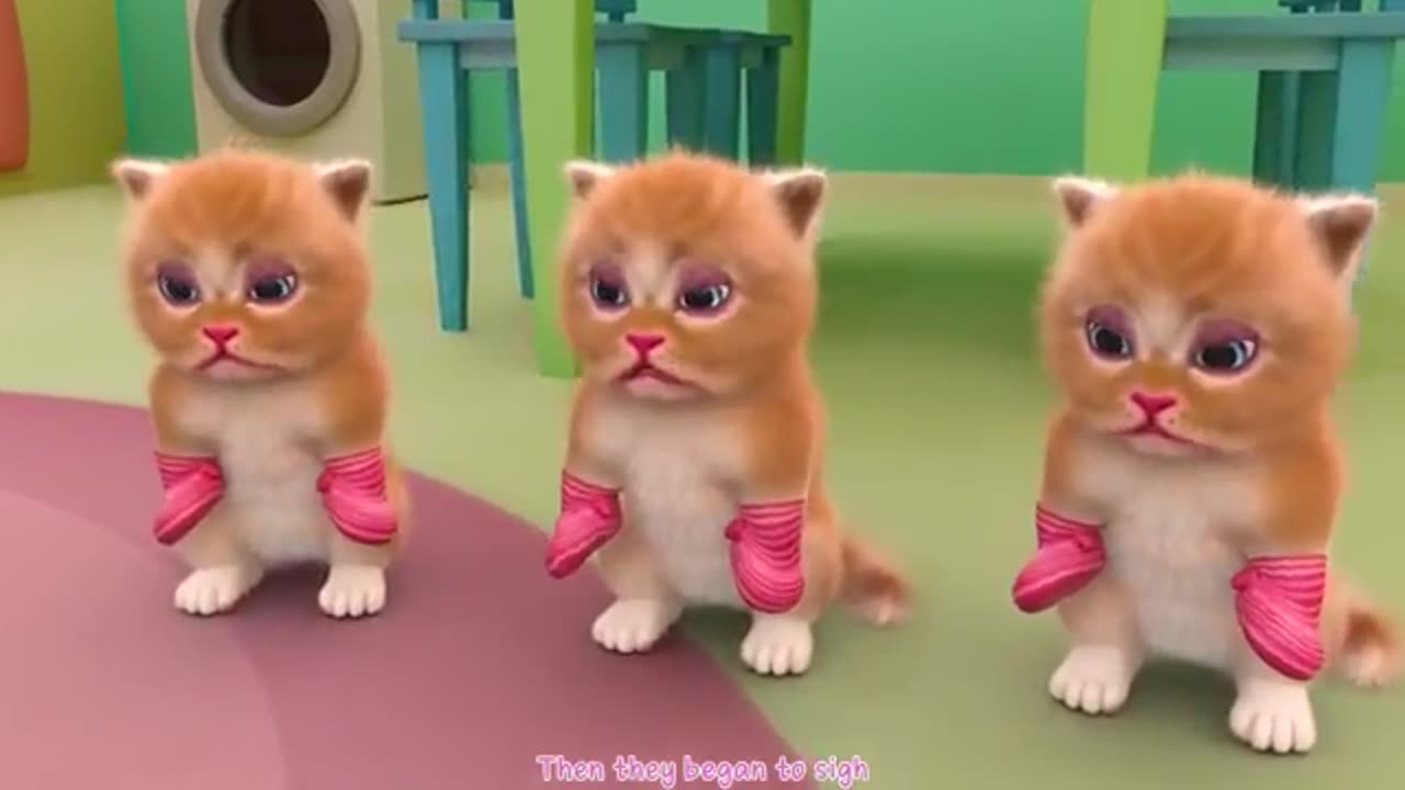 Three Little Kittens | Nursery Rhymes & Kids Songs |