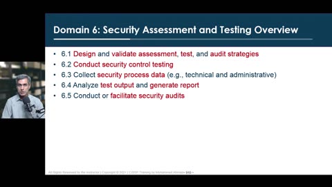 164 - Domain 6 - Security Assessment and Testing