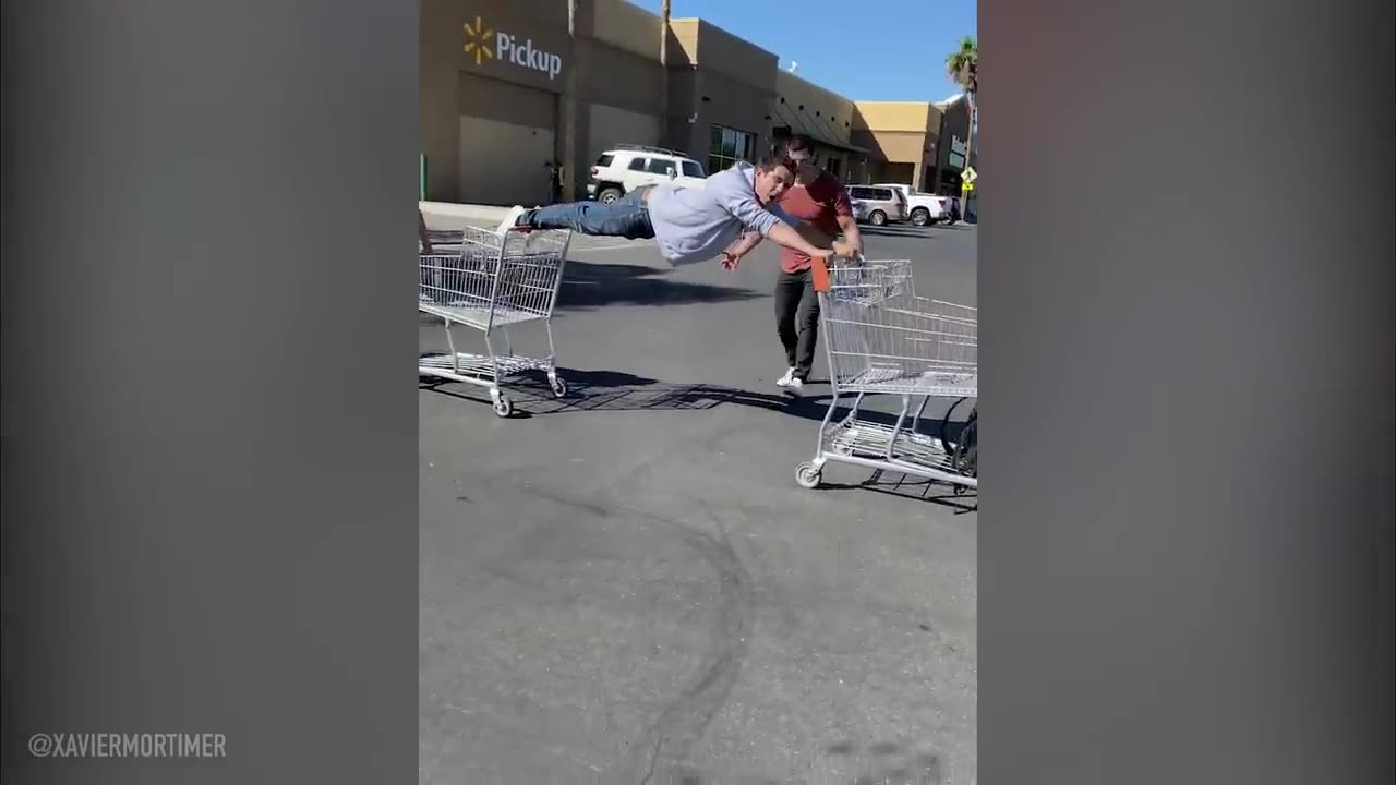 He FLOATS through the STORE...Employees Freak Out!!!