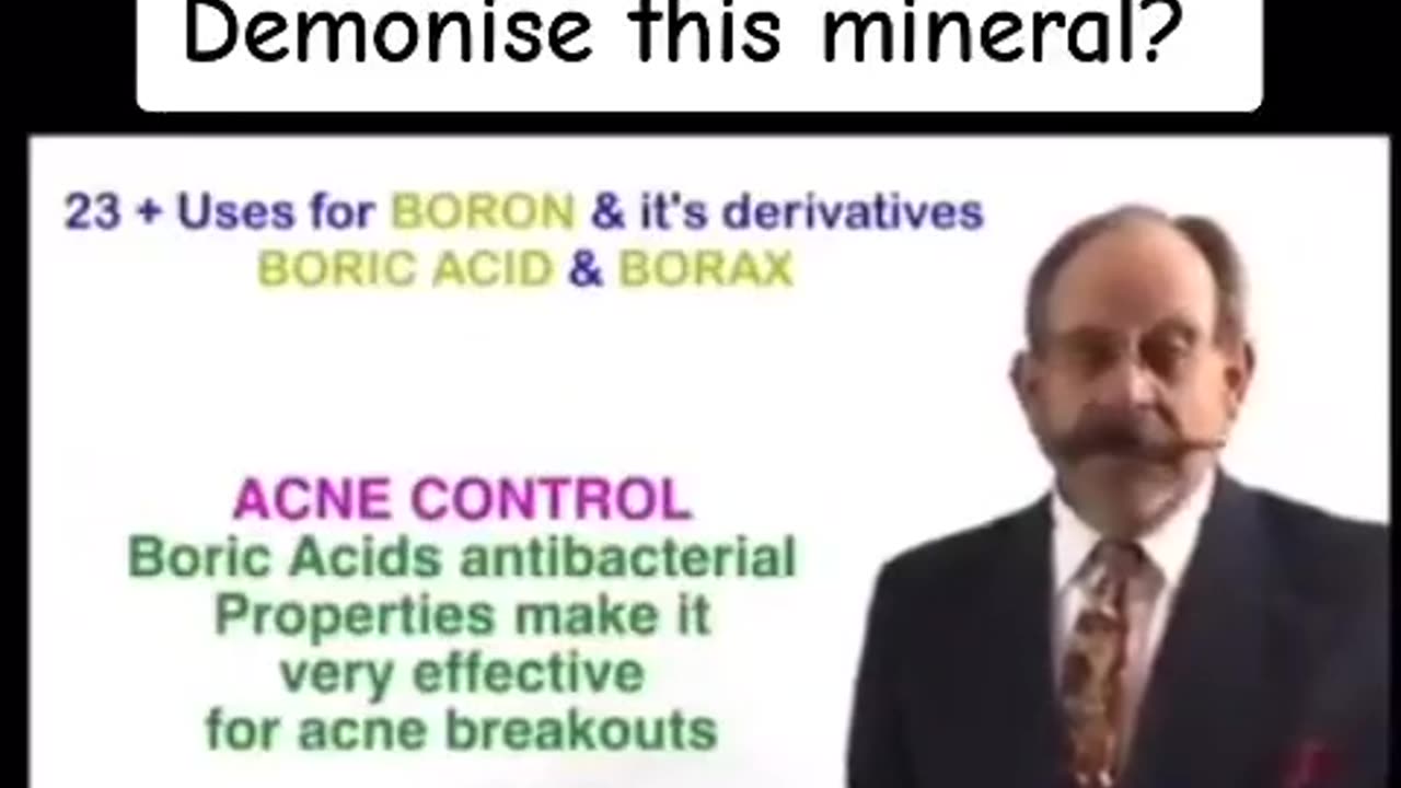 The Wonderful World of Boron: A Casualty of the Western Pharma Cartel's War on Humanity