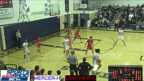 JANUARY 3 2025 HIGH SCHOOL BASKETBALL: LAKEVIEW VS MERCER PART 1