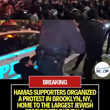 Hamas Organizers Attack Jews in Brooklyn NY, Religious War *1 min.