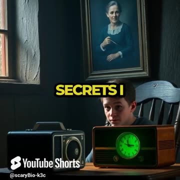 My dark future: The haunted radio’s sinister secrets.!!#shorts