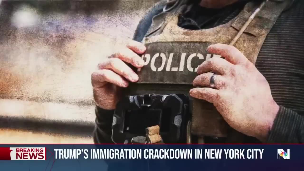 Undocumented migrants in New York arrested in Trump crackdown on illegal immigration😑