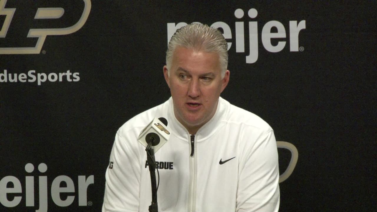 #13 Purdue's Coach Matt Painter Post-Game Press Conference After 87-78 Win Over #2 Alabama