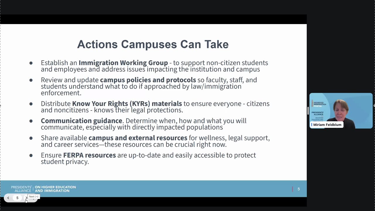 Higher ed group urges schools to create immigration task forces