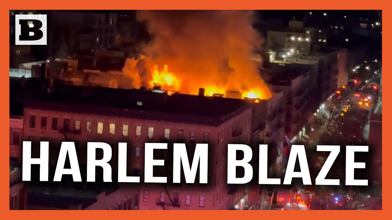 Harlem Blaze: Massive Fire Consumes Apartment Building in NYC