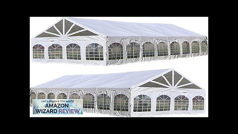 DELTA 40'x20' PVC Marquee Fire Retardant Party Tent Wedding TentHeavy Duty Upgraded Review