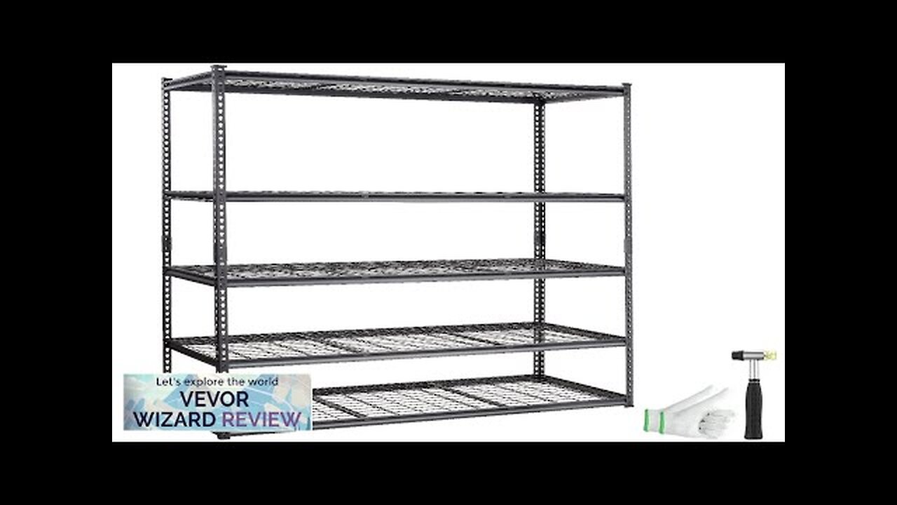 VEVOR Storage Shelving Unit 5-Tier Adjustable 2000 lbs Capacity Heavy Duty Garage Review