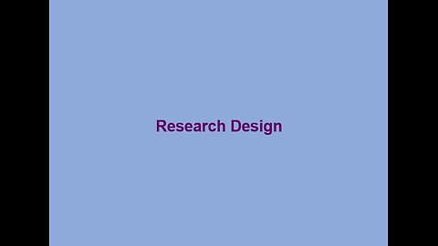 Research Design