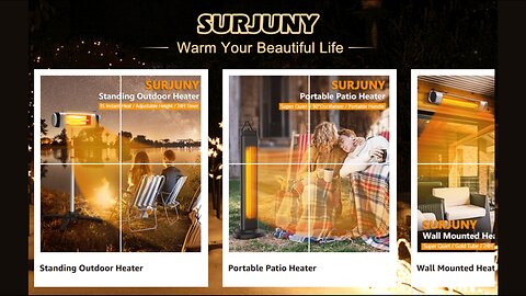 Outdoor Patio Heater, Wall Mounted Infrared Heater