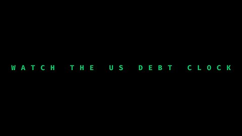 LIVE: USA Debt Clock – Trillions in Real-Time! ⏰💰