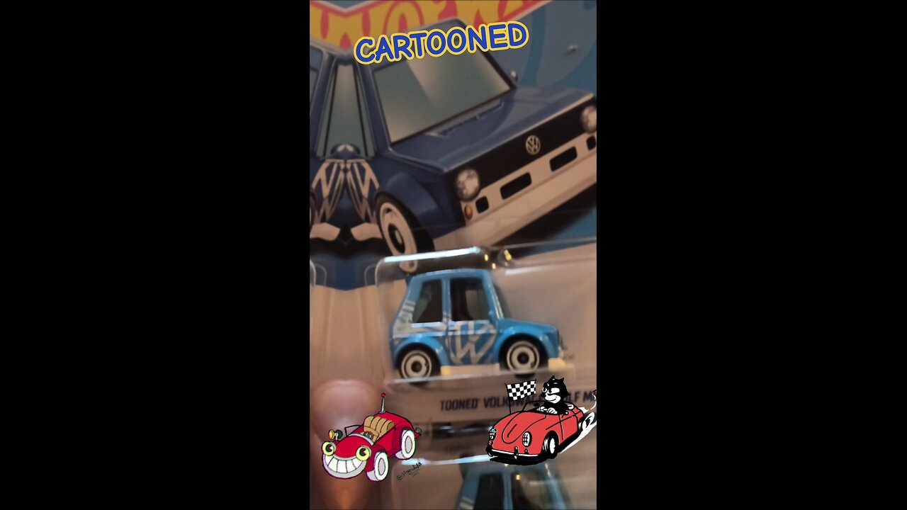 tooned cars as in cartooned