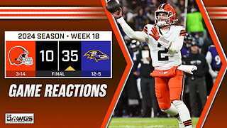 Browns at Ravens: Game Reactions - Thank Goodness the Season is Finally Over