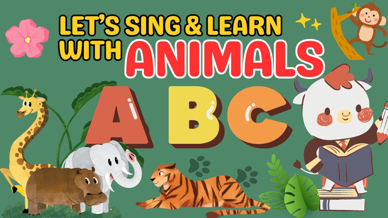 Let's Sing & Learn with Animal ABCs! | A to Z Animal Names & Sounds for Kids | Rhyme N Story 🎶