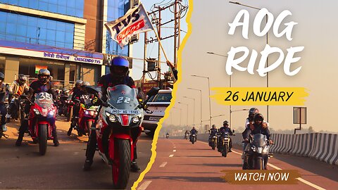 AOG Ride Lucknow | Music Video | Glimpse Of 26 January Ride | 22 Rider