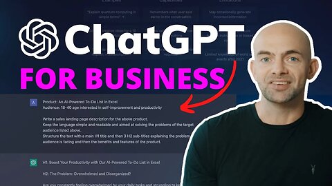 7 ChatGPT Prompts For Business (In 7-Minutes). PSN Experiment