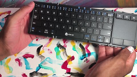 iClever Bluetooth Folding Keyboard with Touchpad REVIEW