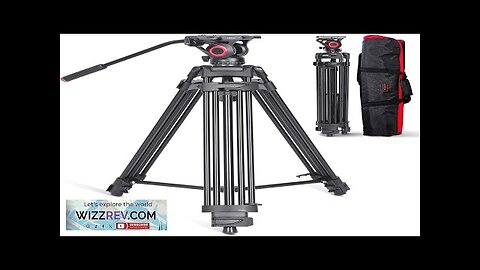 miliboo Video Tripod with Ball Smooth Head Aluminum Adjustable Professional Tripod Review