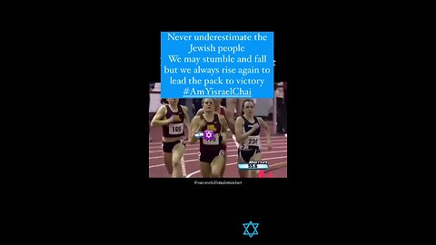 never under estimate the power of the Jewish people