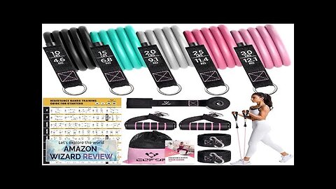 Resistance Bands with Handles for Women 5 Level Exercise Bands Workout Bands Review