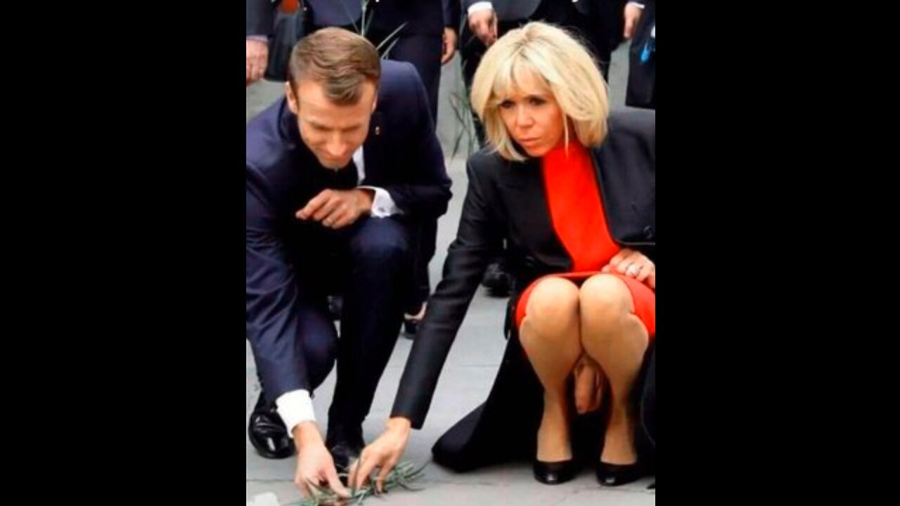 I have NEVER seen another woman sit down like France’s First ‘Lady’ Brigitte Macron does