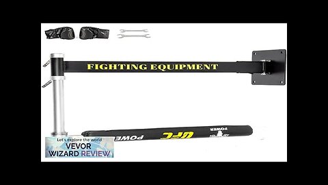 VEVOR Boxing Spinning Bar Wall MountBlack Punching Spinning Bar for Boxing Speed Review