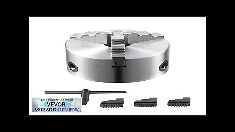 VEVOR 3-Jaw Lathe Chuck 5'' Self-Centering Lathe Chuck 0.1-5 in/2.5 -125 mm Review